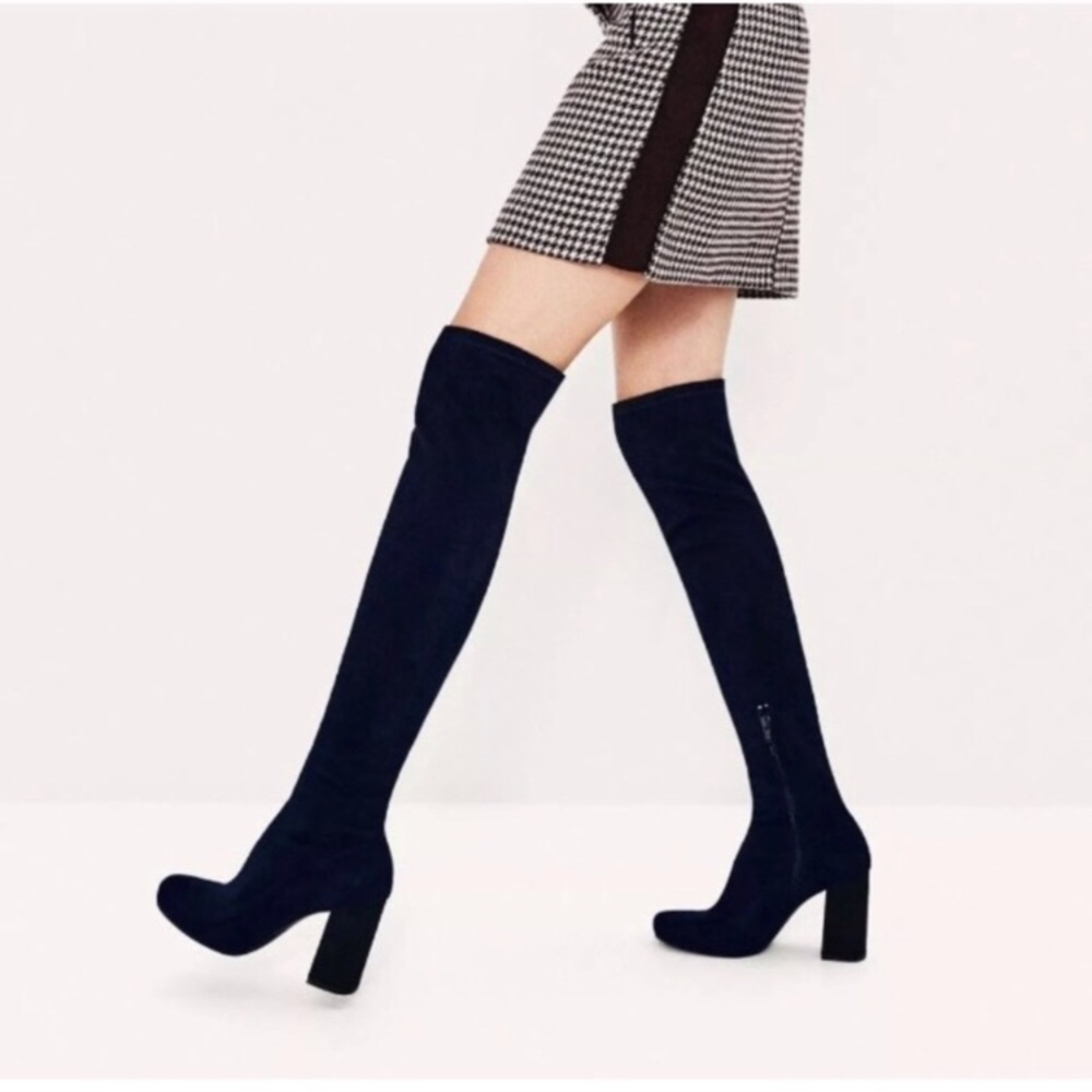 Zara Over The Knee Heeled Boots 👢